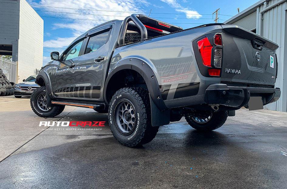 NISSAN NAVARA GRENADE OR XD MATTE GREY MATTE BLACK LIP